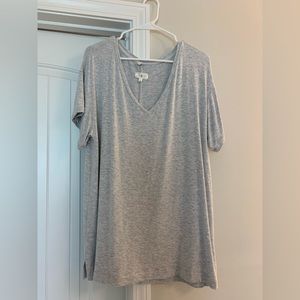 Grey tunic top